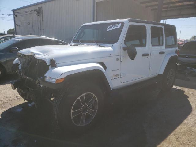 Image 1 of 2023 JEEP WRANGLER SAHARA 2023 with VIN 1C4HJXENXPW601162