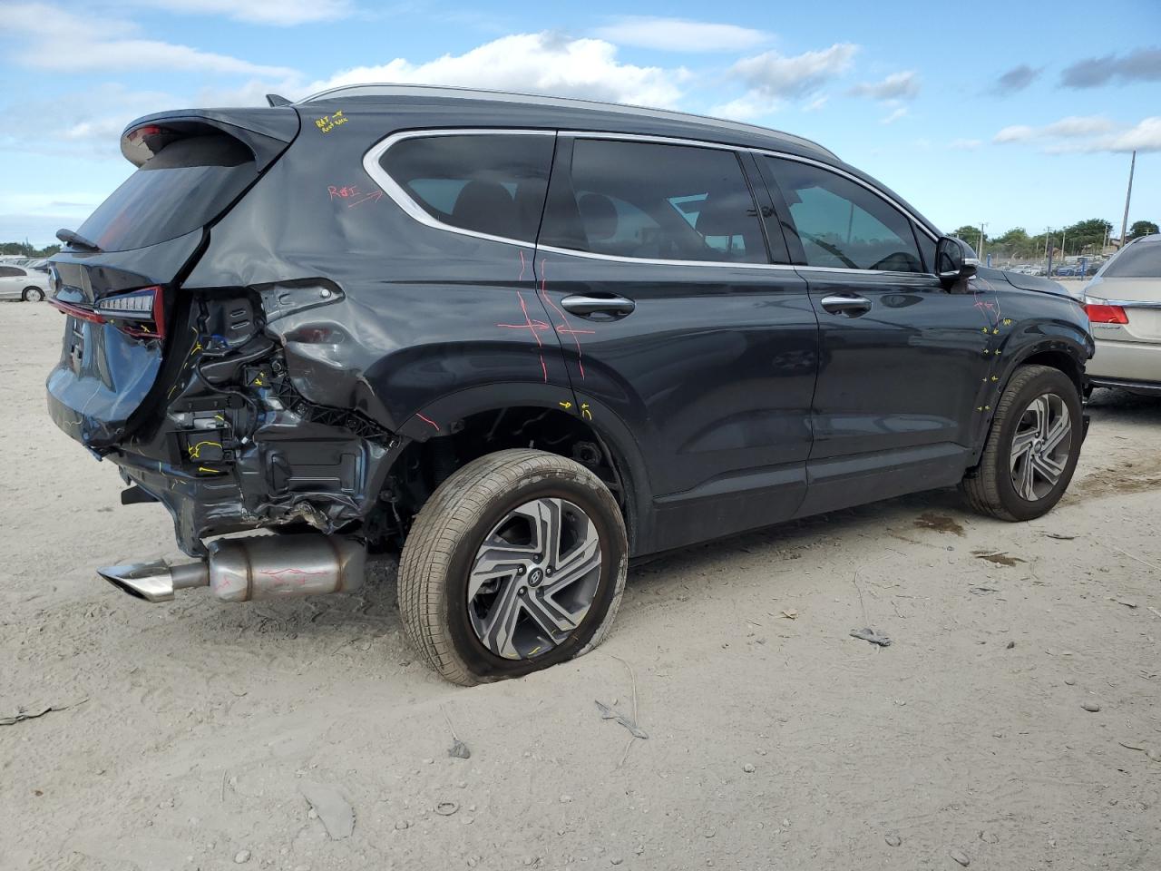 Image 3 of 2023 HYUNDAI SANTA FE SEL 2023 with VIN 5NMS24AJ8PH613866