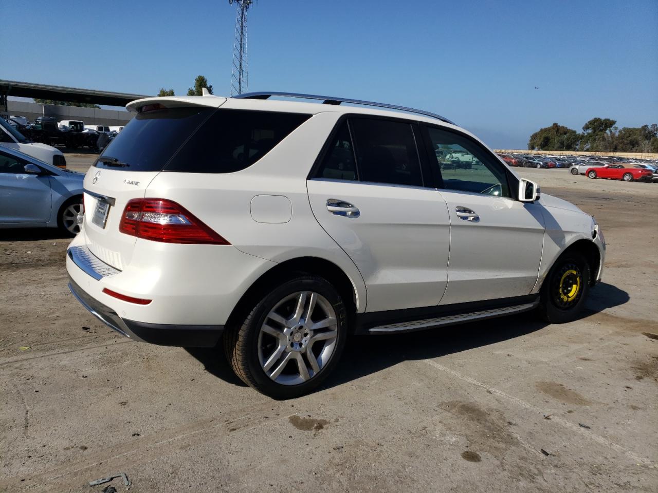 Image 3 of 2013 MERCEDES-BENZ ML 350 4MATIC 2013 with VIN 4JGDA5HB6DA123556