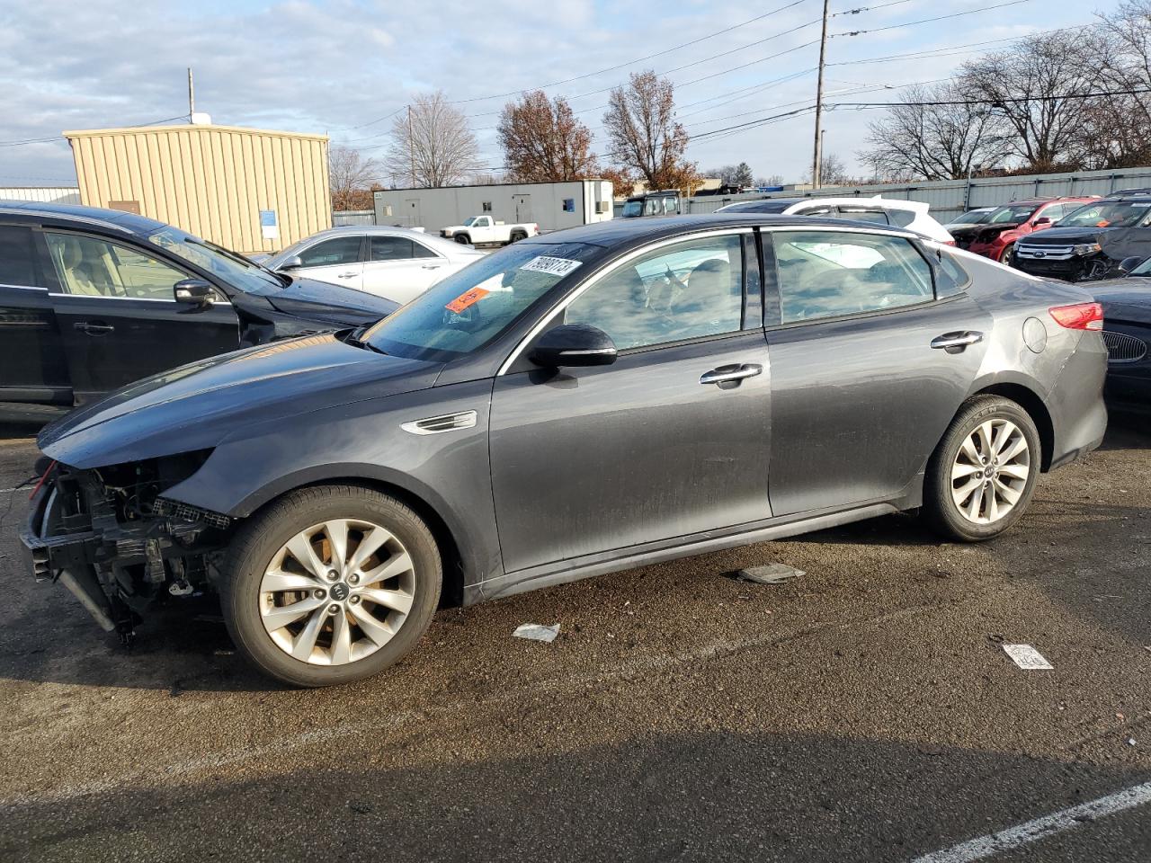 Image 1 of 2018 KIA OPTIMA EX 2018 with VIN 5XXGU4L31JG190102