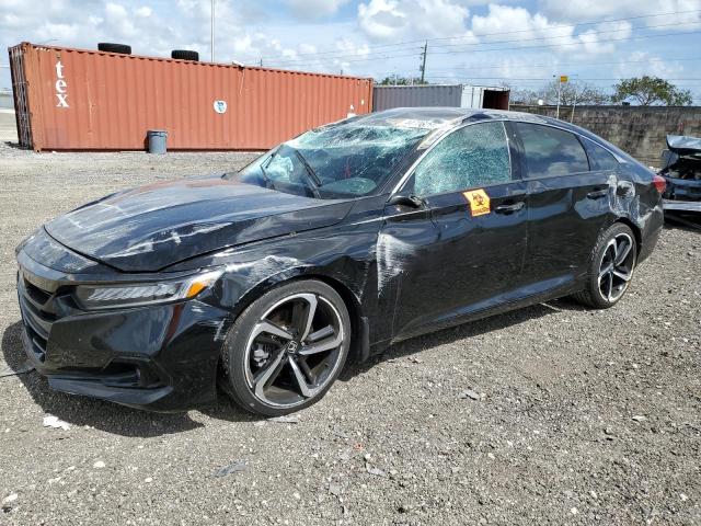 Изображение 1 2021 HONDA ACCORD SPORT SE 2021 с VIN 1HGCV1F46MA043662