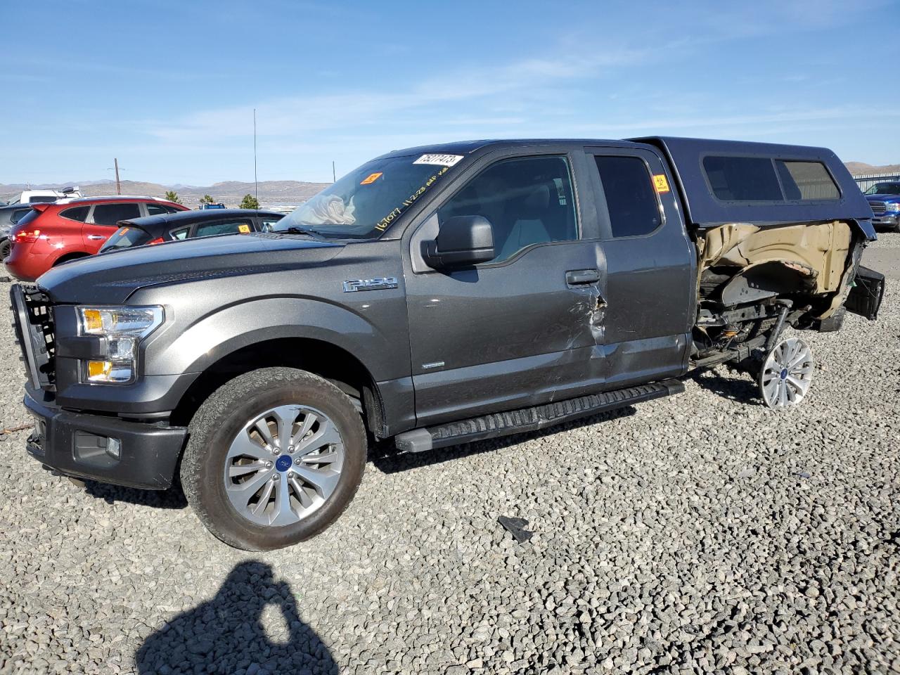 Image 1 of 2017 FORD F150 SUPER CAB 2017 with VIN 1FTEX1EP2HKE21781