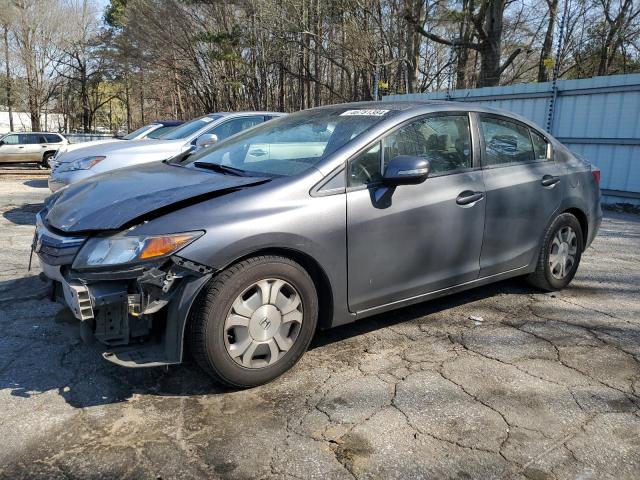 Image 1 of 2012 HONDA CIVIC HYBRID L 2012 with VIN JHMFB4F30CS006675