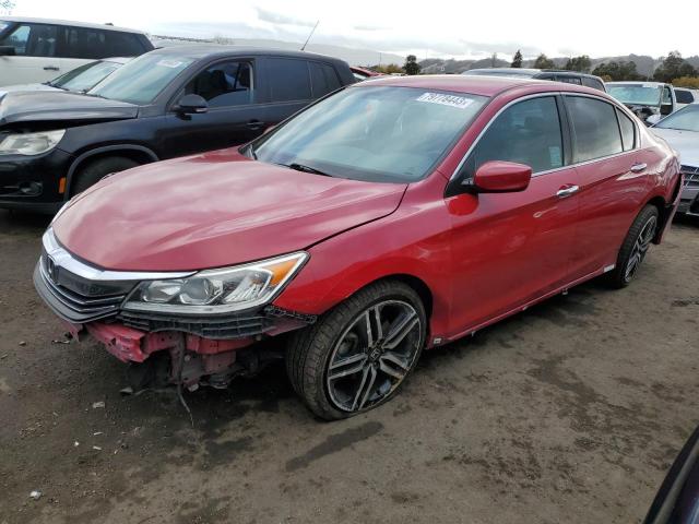 Image 1 of 2016 HONDA ACCORD SPORT 2016 with VIN 1HGCR2F55GA168997