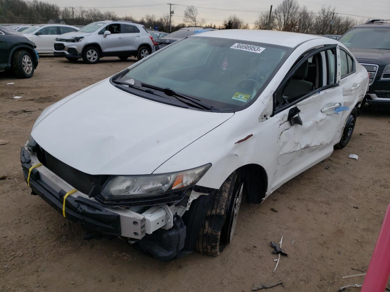 Image 1 of 2014 HONDA CIVIC LX 2014 with VIN 19XFB2F59EE202675