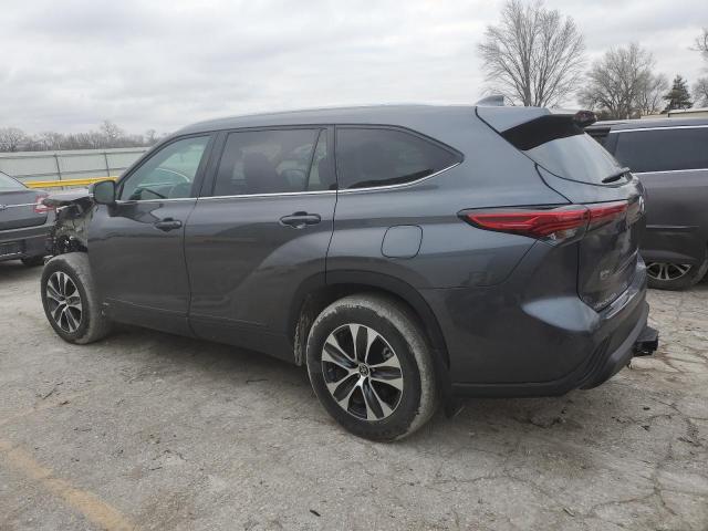 Изображение 2 2022 TOYOTA HIGHLANDER HYBRID XLE 2022 с VIN 5TDGBRCH7NS553358