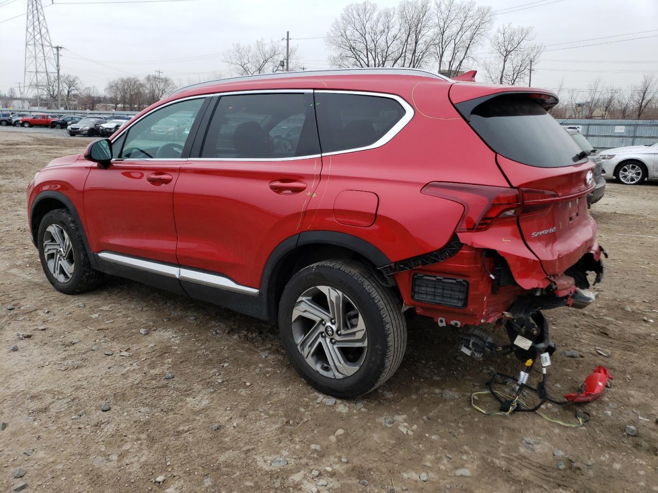 Image 2 of 2021 HYUNDAI SANTA FE SEL 2021 with VIN 5NMS2DAJ3MH323997