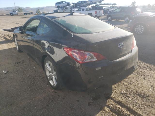 Image 3 of 2012 HYUNDAI GENESIS COUPE 2.0T 2012 with VIN KMHHT6KD3CU072574