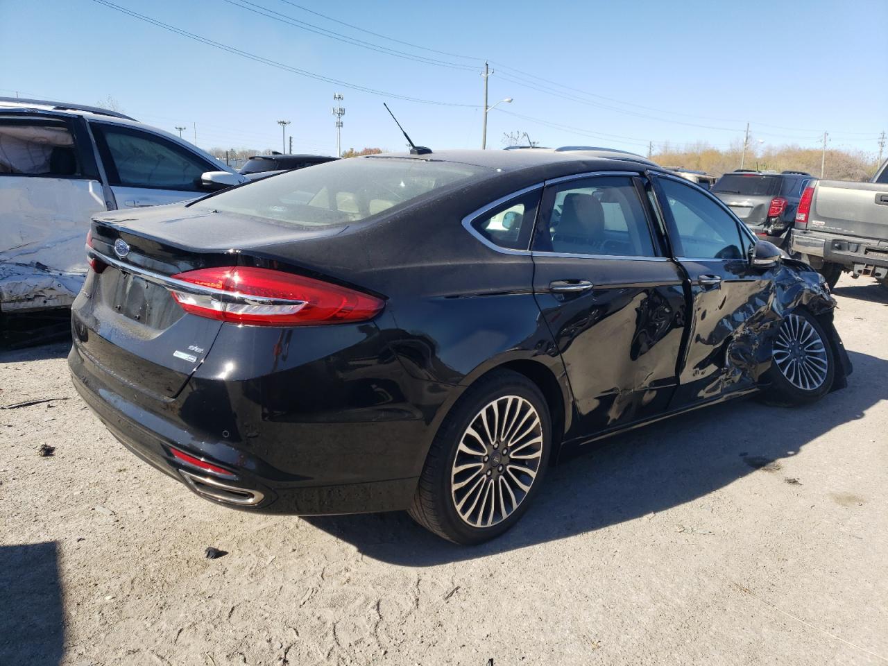 Image 3 of 2018 FORD FUSION SE 2018 with VIN 3FA6P0T92JR264330