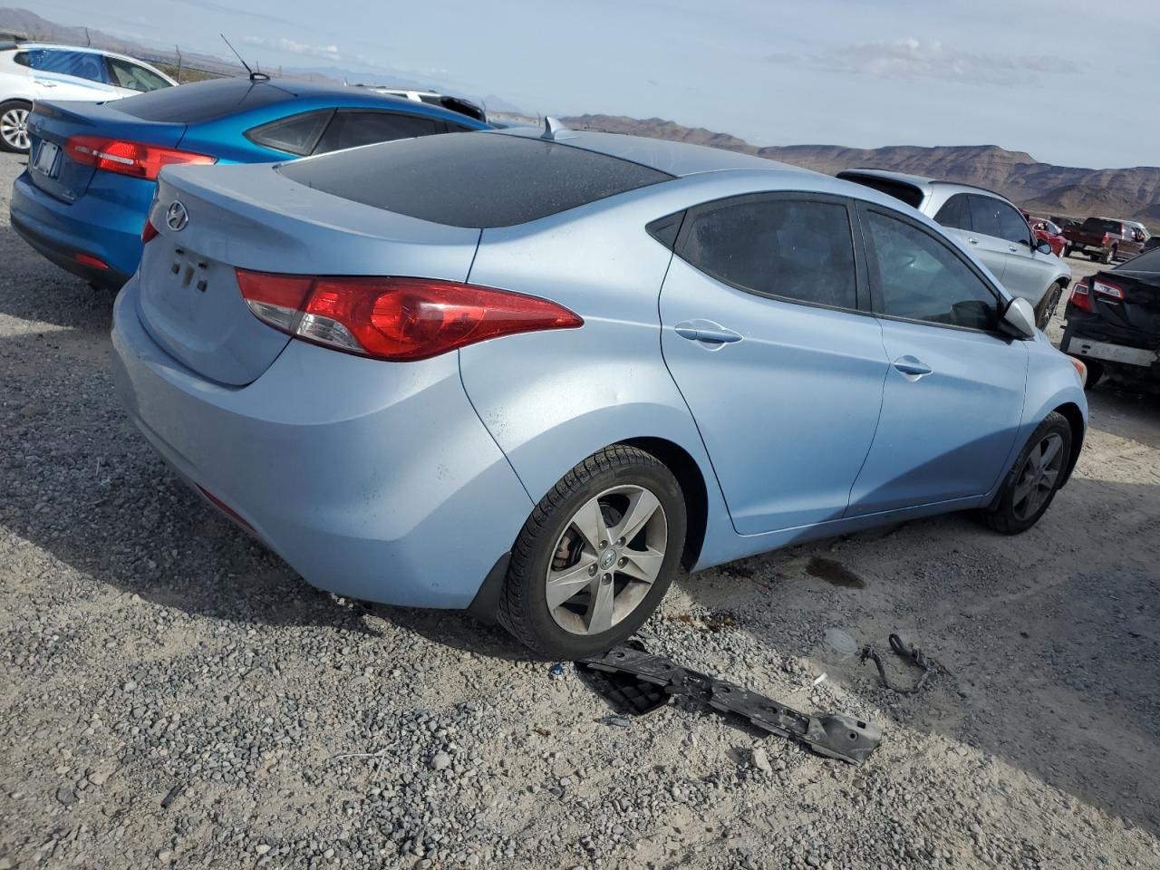 Image 3 of 2012 HYUNDAI ELANTRA GLS 2012 with VIN KMHDH4AE1CU405255