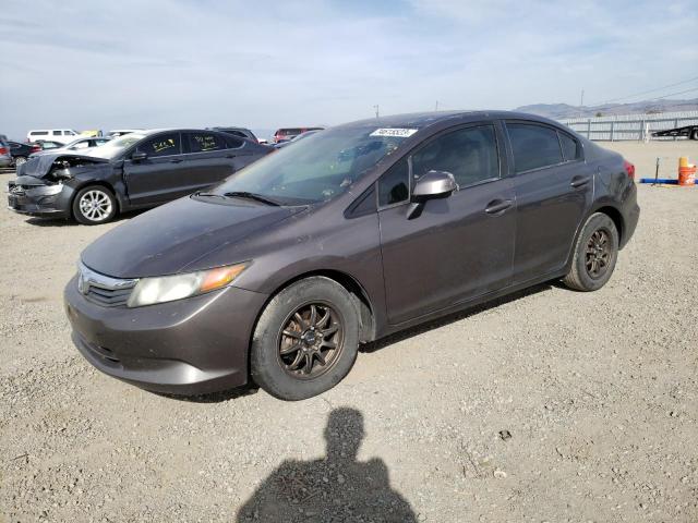 Image 1 of 2012 HONDA CIVIC LX 2012 with VIN 19XFB2F50CE323625