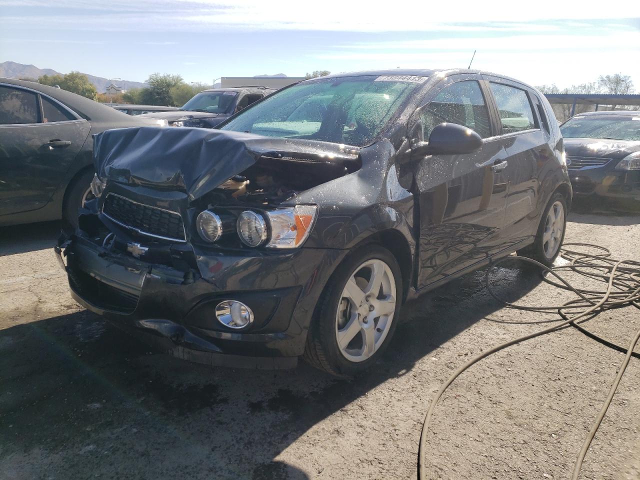 Image 1 of 2014 CHEVROLET SONIC LTZ 2014 with VIN 1G1JE6SB9E4131010