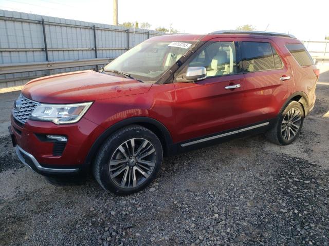 Image 1 of 2018 FORD EXPLORER PLATINUM 2018 with VIN 1FM5K8HT6JGB17499