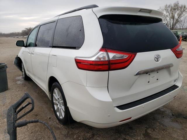 Image 2 of 2017 TOYOTA SIENNA XLE 2017 with VIN 5TDDZ3DC8HS183685