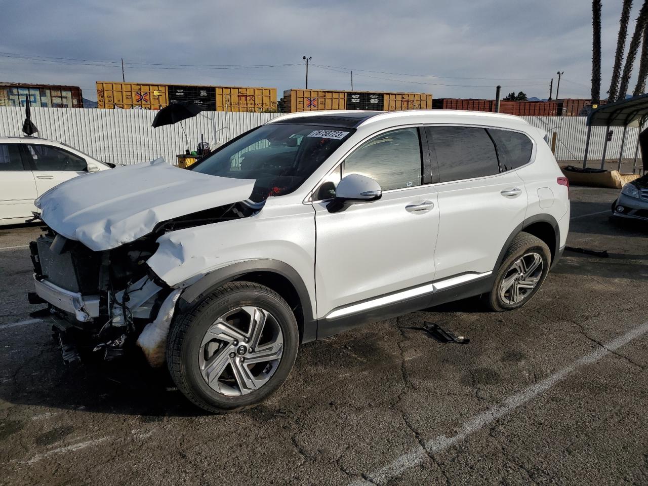 Image 1 of 2022 HYUNDAI SANTA FE SEL 2022 with VIN 5NMS3DAJ9NH481257