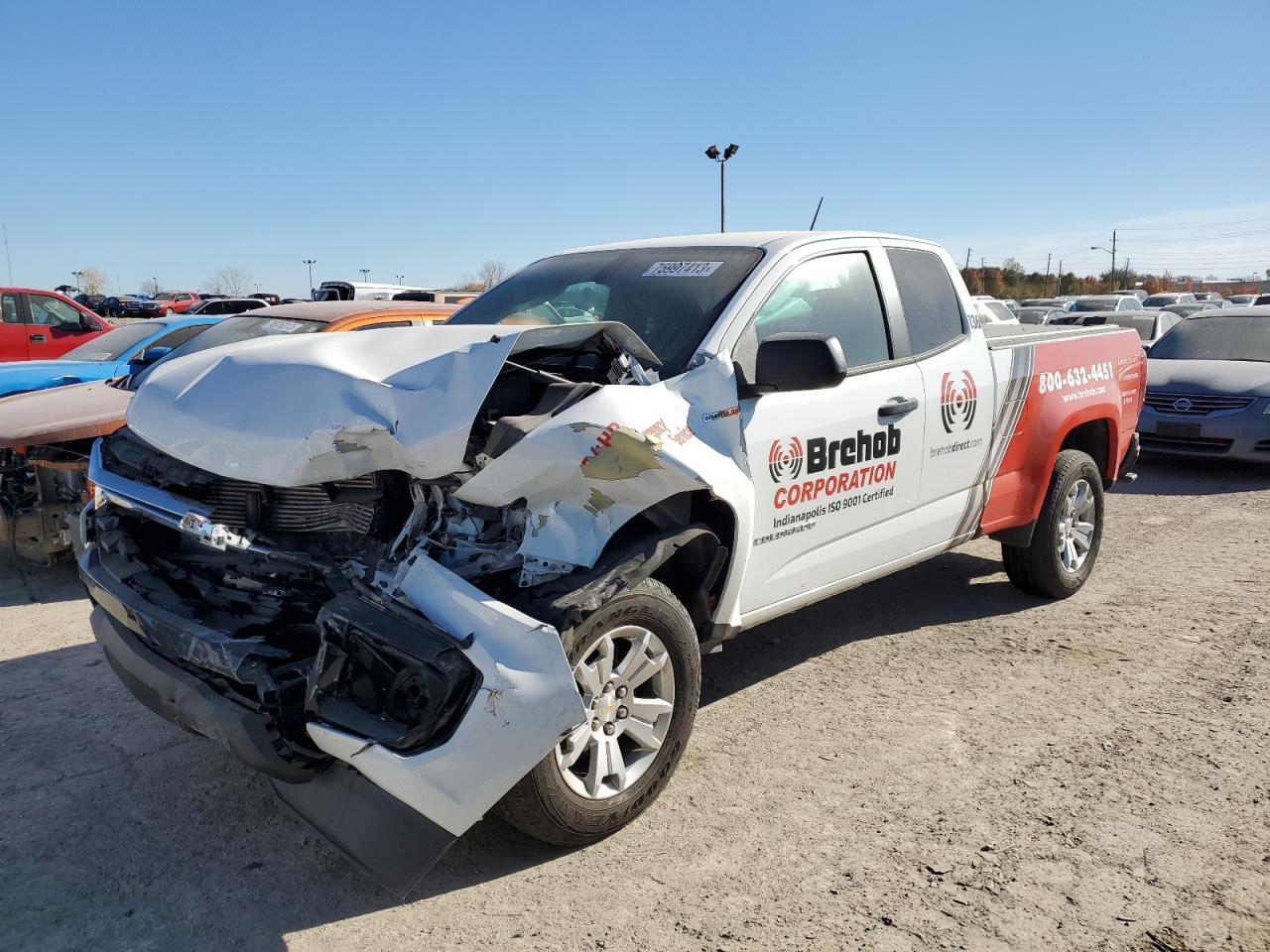 Изображение 1 2021 CHEVROLET COLORADO  2021 с VIN 1GCRTBE13M1138000