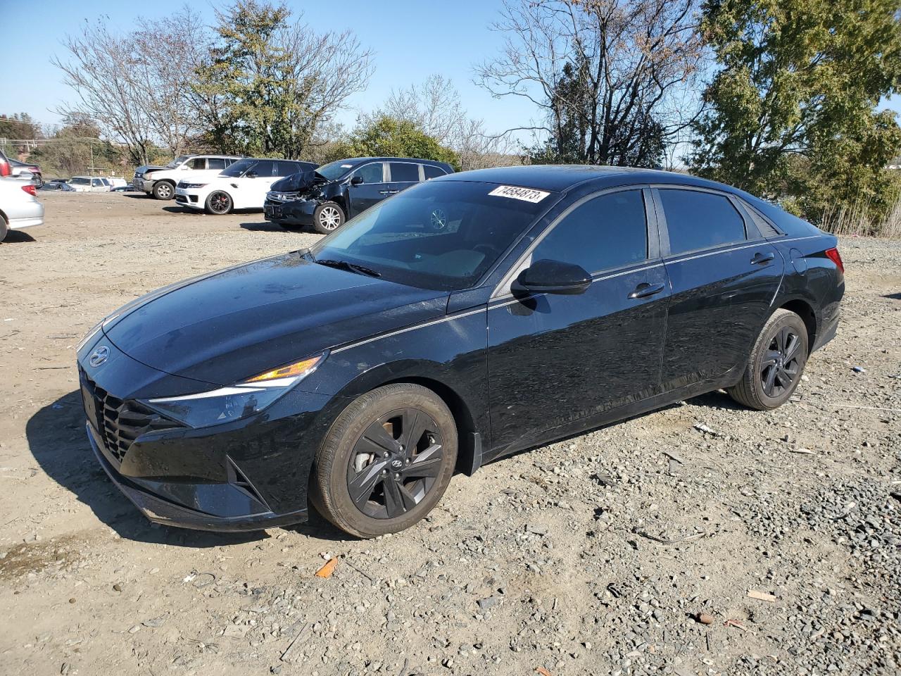 Image 1 of 2021 HYUNDAI ELANTRA SEL 2021 with VIN 5NPLS4AGXMH015396