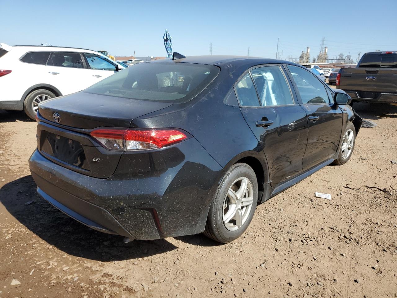 Image 3 of 2020 TOYOTA COROLLA LE 2020 with VIN 5YFEPRAE7LP095084