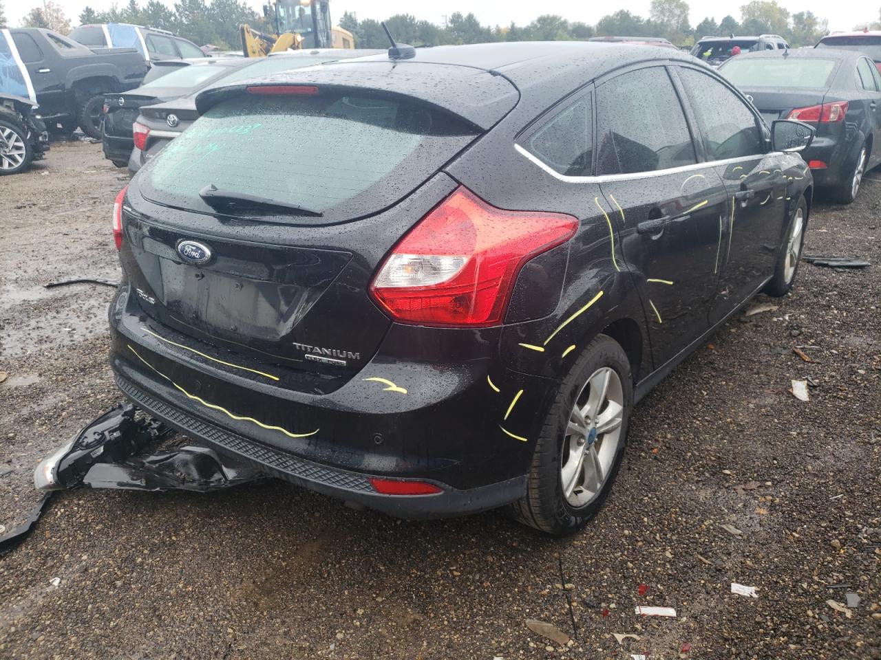 Изображение 3 2013 FORD FOCUS TITANIUM 2013 с VIN 1FADP3N27DL352155