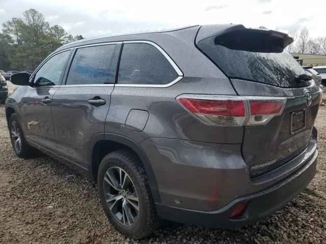 Image 2 of 2016 TOYOTA HIGHLANDER XLE 2016 with VIN 5TDKKRFH5GS504930