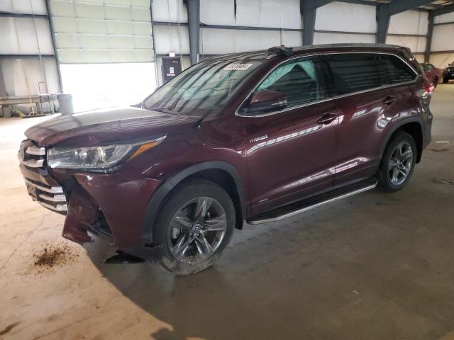 Image 1 of 2018 TOYOTA HIGHLANDER HYBRID LIMITED 2018 with VIN 5TDDGRFH8JS048309