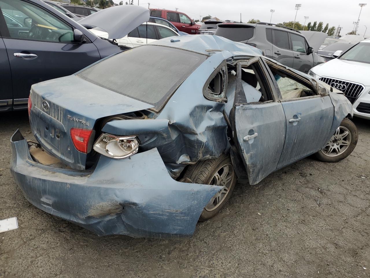 Image 3 of 2007 HYUNDAI ELANTRA GLS 2007 with VIN KMHDU46D67U222239