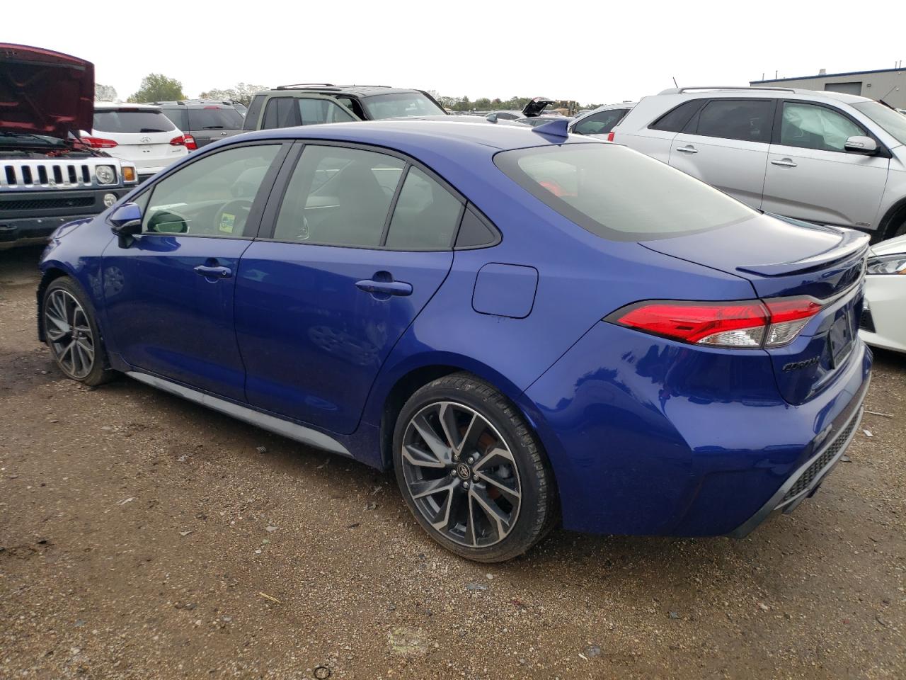 Image 2 of 2021 TOYOTA COROLLA SE 2021 with VIN JTDS4MCE5MJ076664