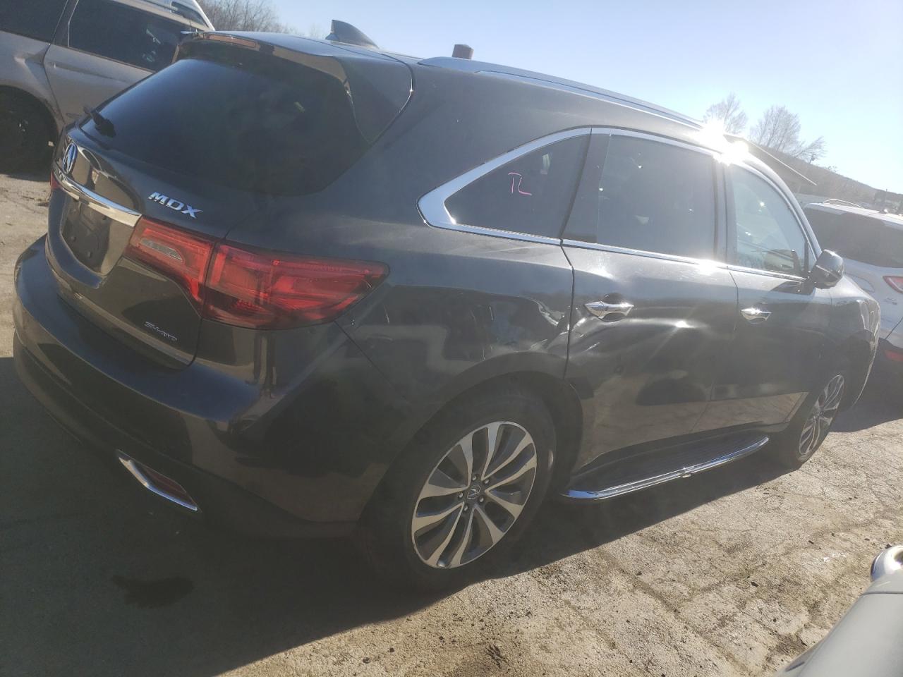 Image 3 of 2014 ACURA MDX TECHNOLOGY 2014 with VIN 5FRYD4H46EB021691