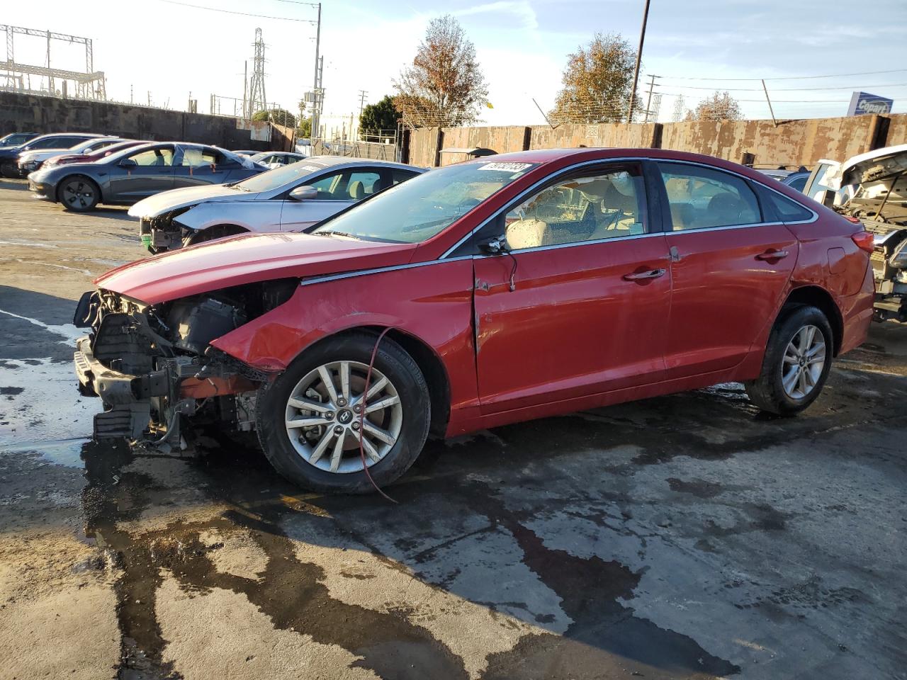 Obraz 1 z 2017 HYUNDAI SONATA SE 2017 z VIN 5NPE24AF6HH470042