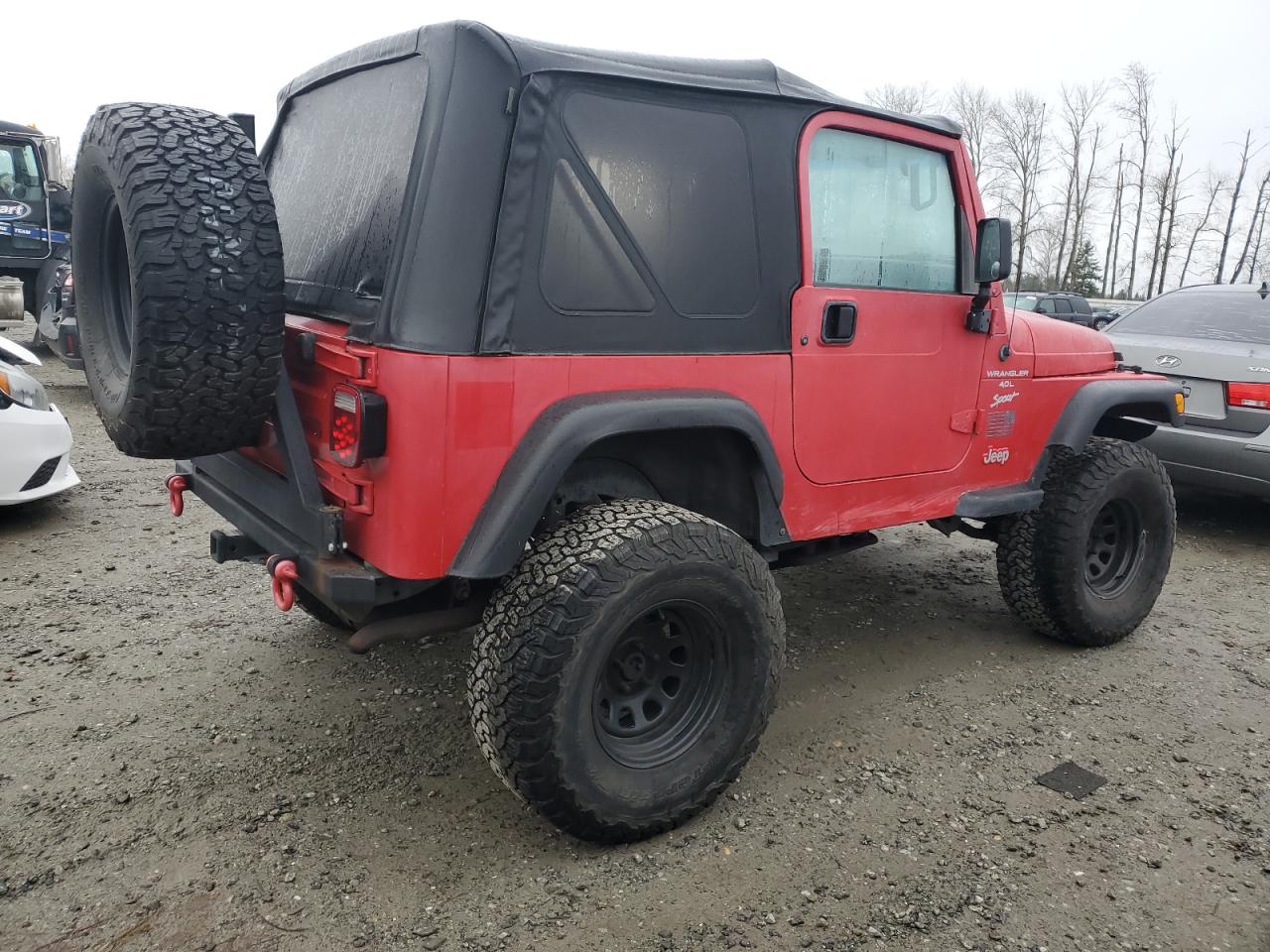 Изображение 3 2001 JEEP WRANGLER / TJ SPORT 2001 с VIN 1J4FA49S81P335352