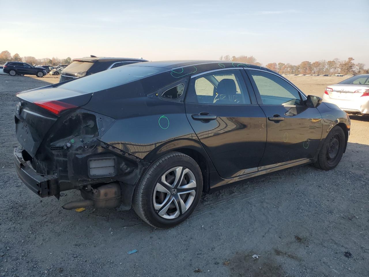 Image 3 of 2017 HONDA CIVIC LX 2017 with VIN 2HGFC2F55HH513608