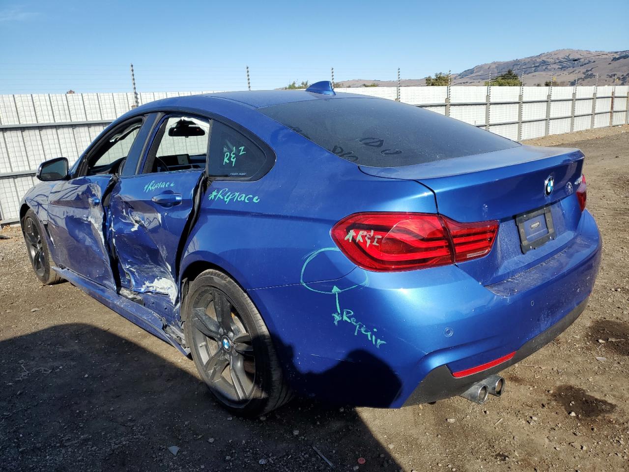 Image 2 of 2019 BMW 430I GRAN COUPE 2019 with VIN WBA4J1C57KBM19060