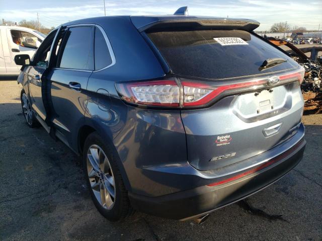 Image 3 of 2018 FORD EDGE TITANIUM 2018 with VIN 2FMPK4K86JBC31368