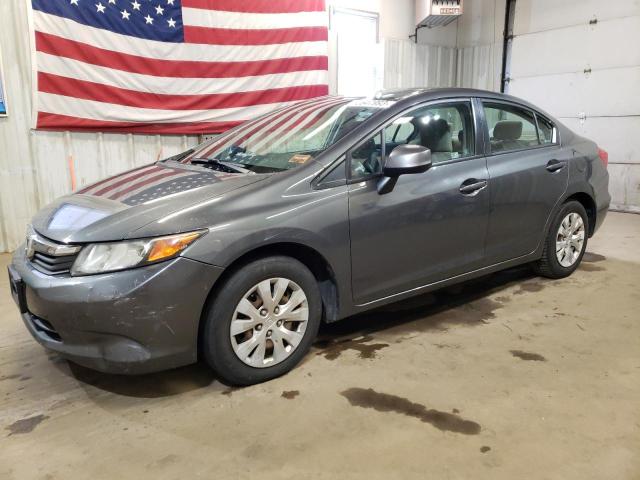 Image 1 of 2012 HONDA CIVIC LX 2012 with VIN 2HGFB2F50CH325154