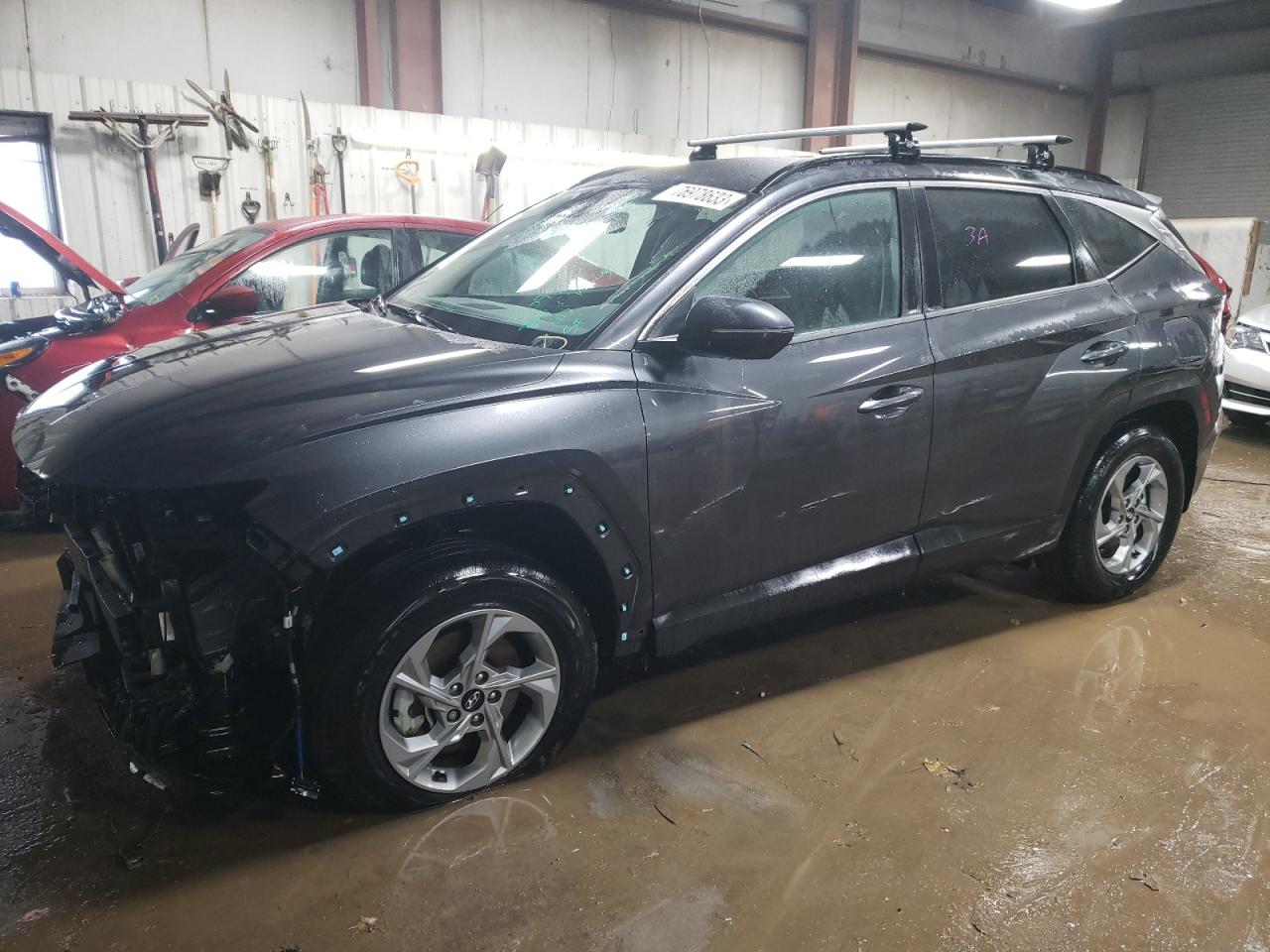 Image 1 of 2022 HYUNDAI TUCSON SEL 2022 with VIN 5NMJBCAEXNH048767