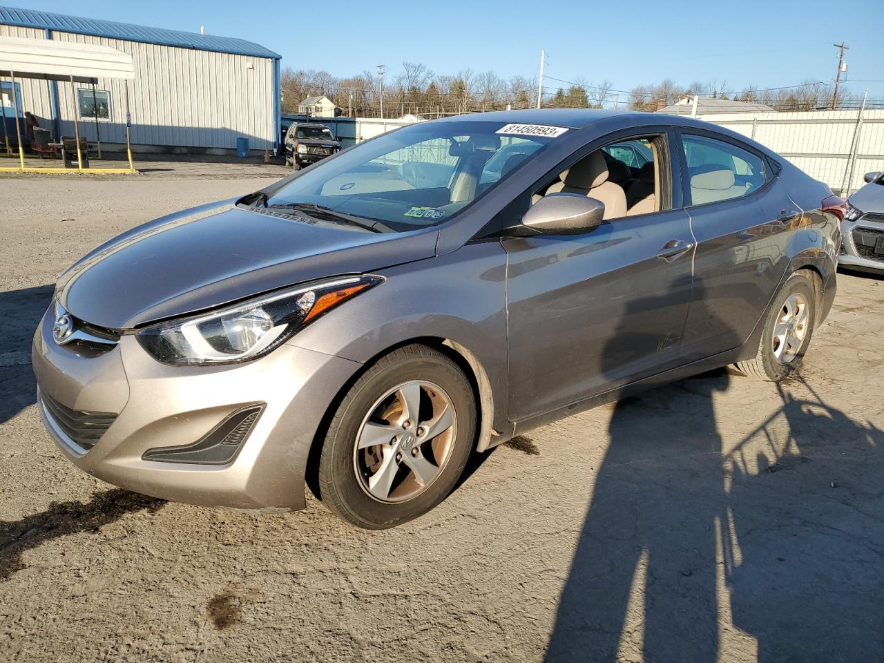 Image 1 of 2014 HYUNDAI ELANTRA SE 2014 with VIN 5NPDH4AE3EH537564
