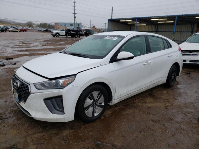 Image 1 of 2021 HYUNDAI IONIQ BLUE 2021 with VIN KMHC65LCXMU245431