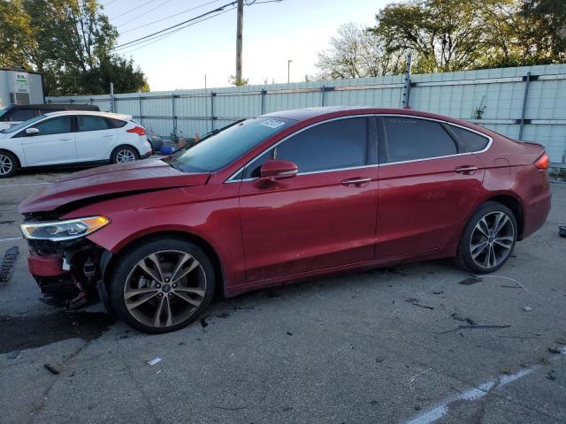 Image 1 of 2019 FORD FUSION TITANIUM 2019 with VIN 3FA6P0D93KR152684