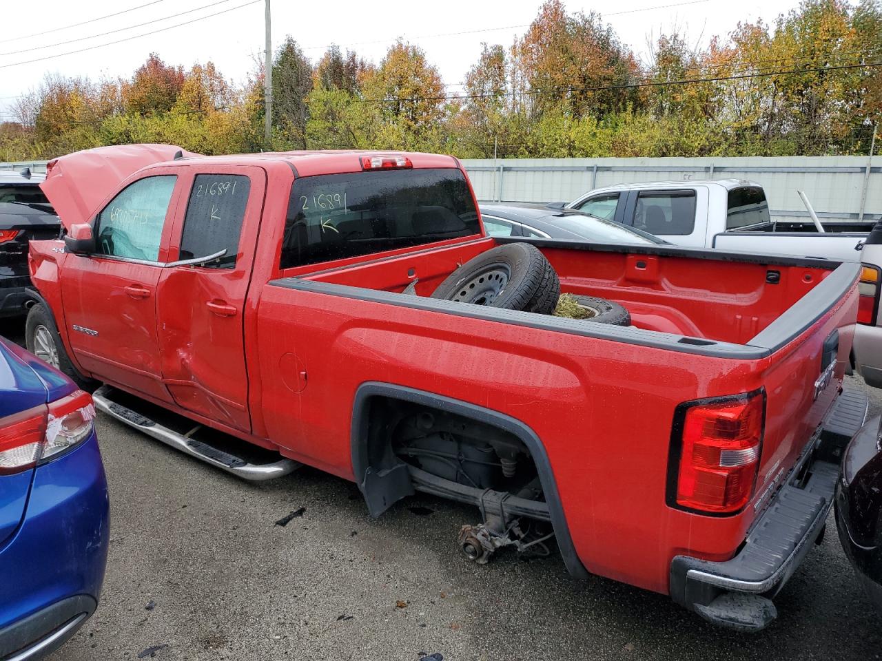 Image 2 of 2015 GMC SIERRA K1500 SLE 2015 with VIN 1GTV2UEC1FZ216891