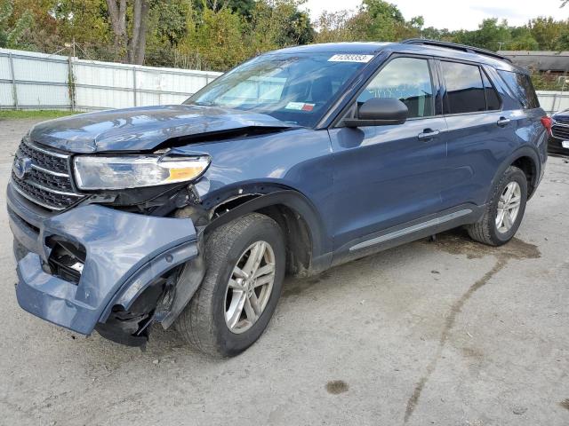 Image 1 of 2021 FORD EXPLORER XLT 2021 with VIN 1FMSK8DH8MGA76513