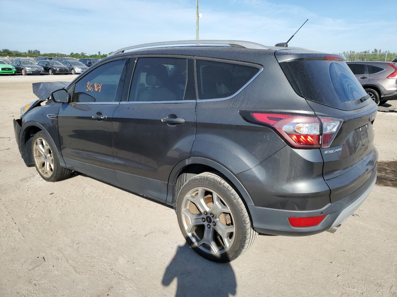 Image 2 of 2017 FORD ESCAPE TITANIUM 2017 with VIN 1FMCU0JD9HUA31444