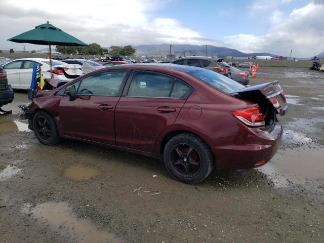 Изображение 2 2013 HONDA CIVIC LX 2013 с VIN 19XFB2F53DE250879