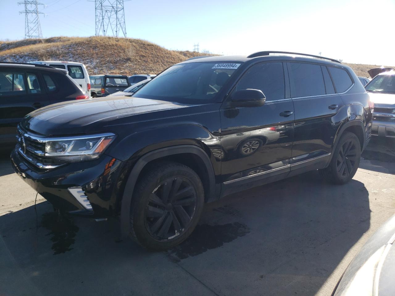 Image 1 of 2021 VOLKSWAGEN ATLAS SEL 2021 with VIN 1V2BR2CA6MC544648