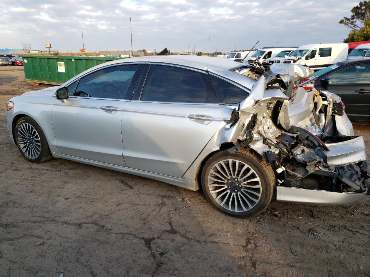 Изображение 2 2018 FORD FUSION TITANIUM/PLATINUM HEV 2018 с VIN 3FA6P0RU9JR149378