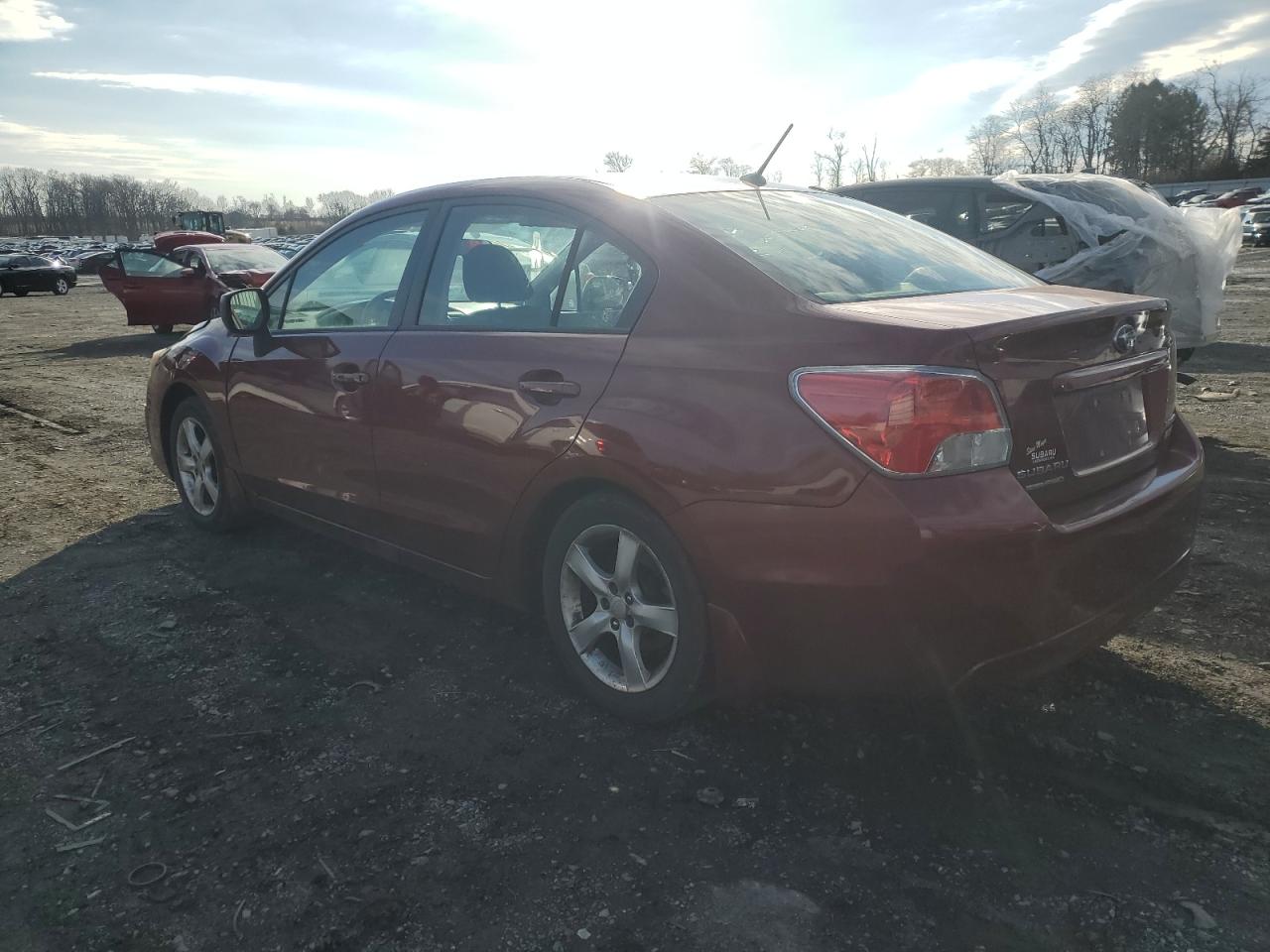 Image 2 of 2012 SUBARU IMPREZA  2012 with VIN JF1GJAA66CH020897