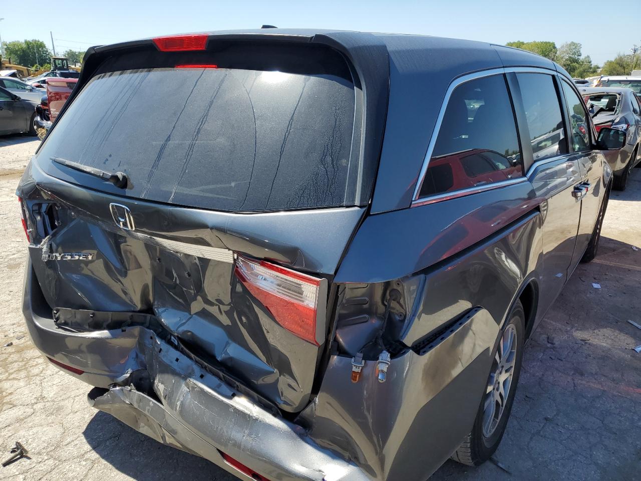 Image 3 of 2012 HONDA ODYSSEY EXL 2012 with VIN 5FNRL5H67CB066698