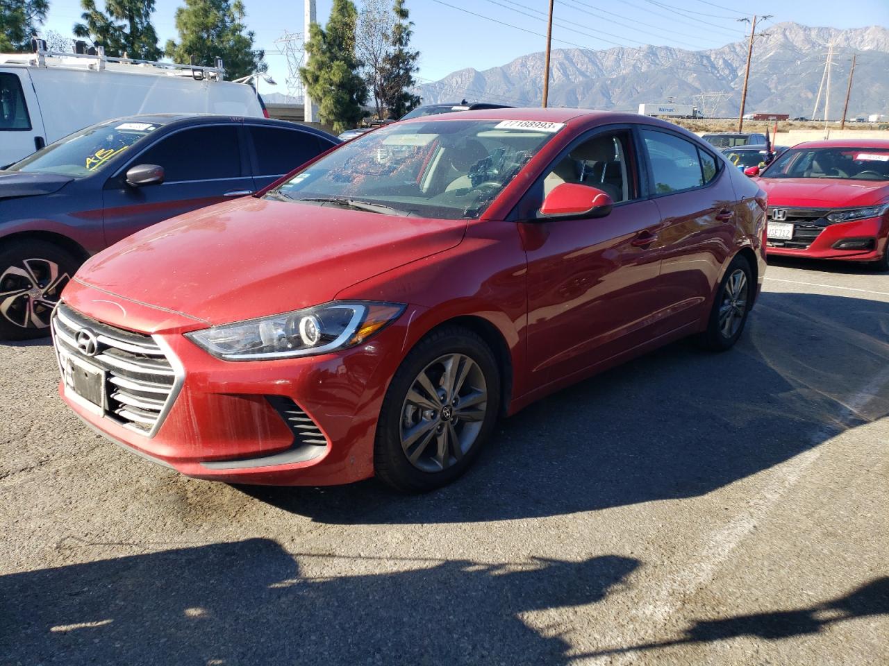 Image 1 of 2018 HYUNDAI ELANTRA SEL 2018 with VIN 5NPD84LF2JH329725