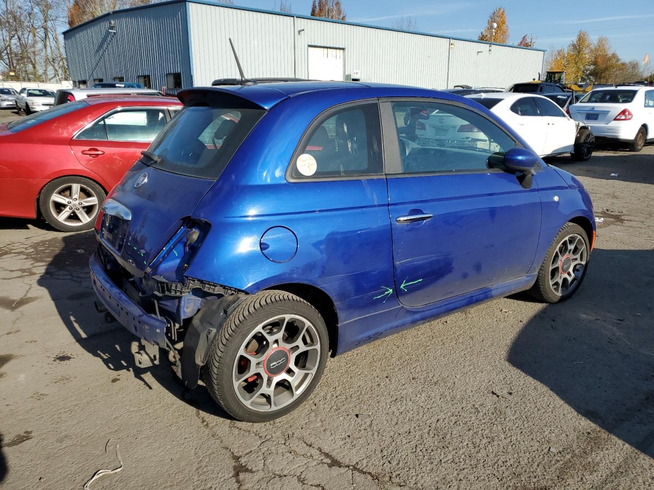 Image 3 of 2012 FIAT 500 SPORT 2012 with VIN 3C3CFFBR0CT203637