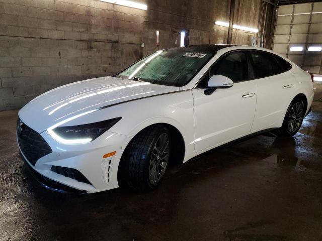 Image 1 of 2020 HYUNDAI SONATA LIMITED 2020 with VIN 5NPEH4J23LH025472