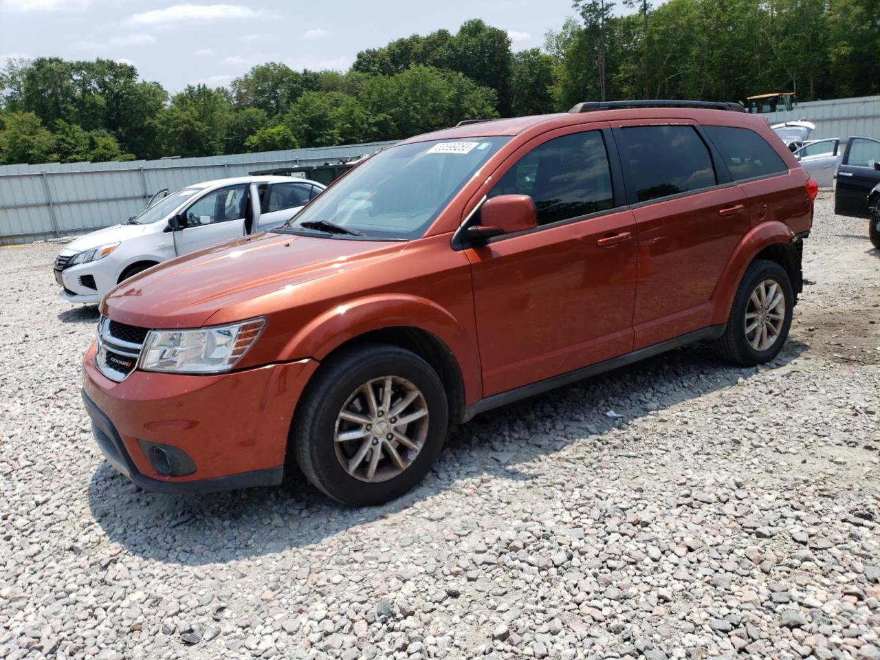 Image 1 of 2014 DODGE JOURNEY SXT 2014 with VIN 3C4PDCBG2ET108015